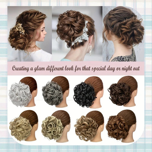 Messy Curly Dish Bun