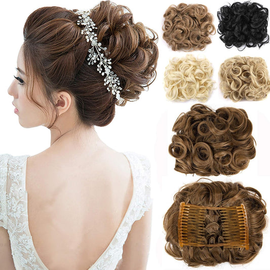 Messy Curly Dish Bun