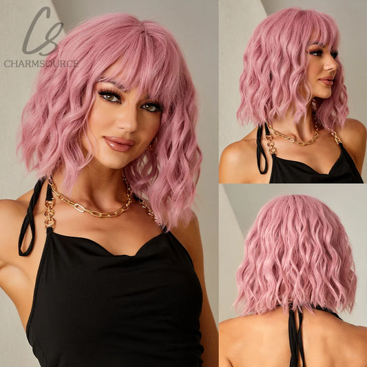 BOBO Synthetic Wigs Short Natural Wave